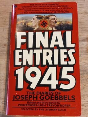 Final Entries 1945 Paperback Edited By Hugh Trevor-Roper